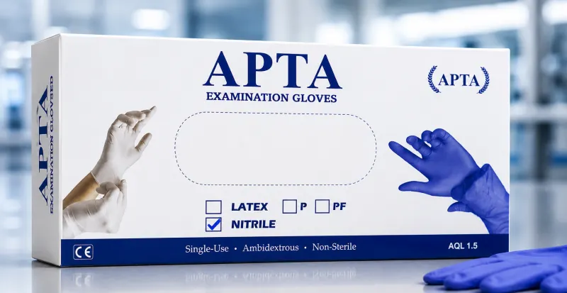 Apta Latex Gloves — Non-Sterile